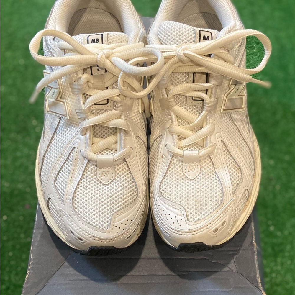 New Balance White Athletic Sneakers